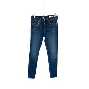 rag & bone Medium Wash Slim Stevie Wash Cate Mid-Rise Skinny Leg Jeans Size 28